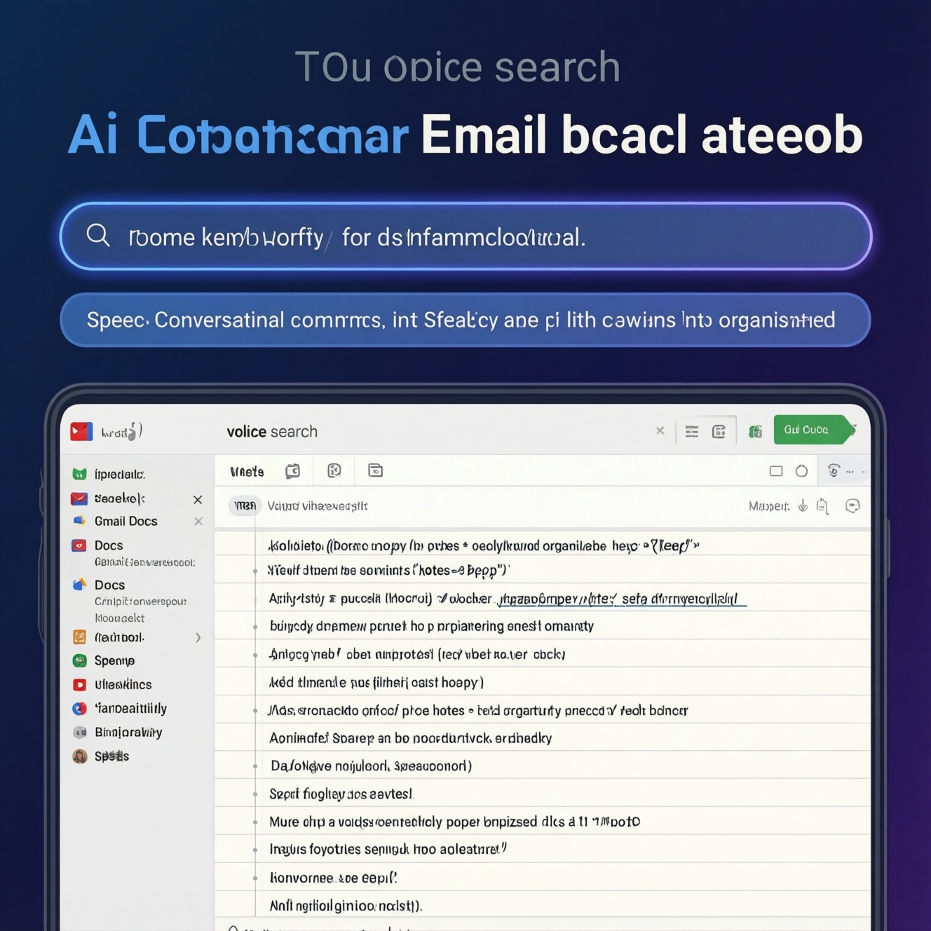 Google внедряет ИИ в gmail, docs и keep для голосового поиска и диктовки заметок Google внедряет ИИ в gmail, docs и keep для голосового поиска и диктовки заметок